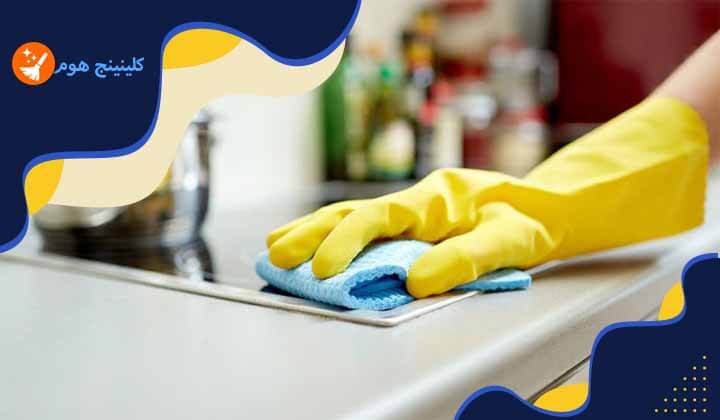 طريقة تنظيف المطبخ