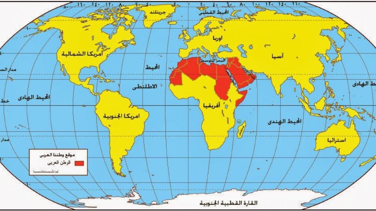 ما هي عناصر الخريطة