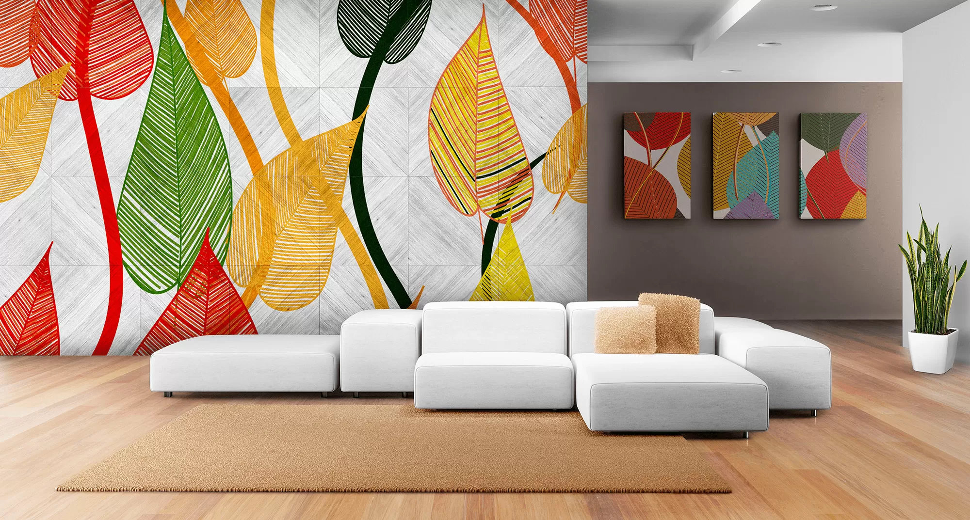 لوحات جدارية أنيقة … أين تضع اللوحات الفنية والجداريات في المنزل؟