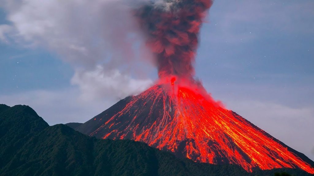 أنواع البراكين