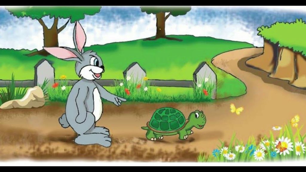 قصة الأرنب والسلحفاة
