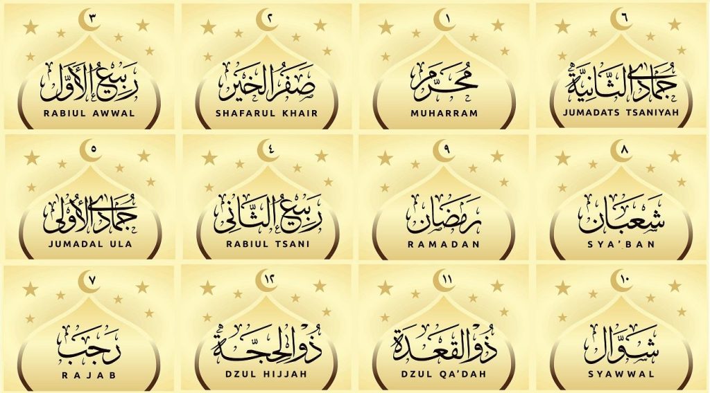 الأشهر الهجرية